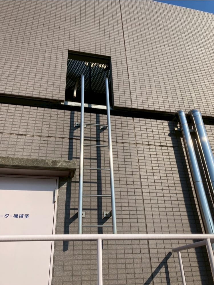 Exterior staircase before renovation